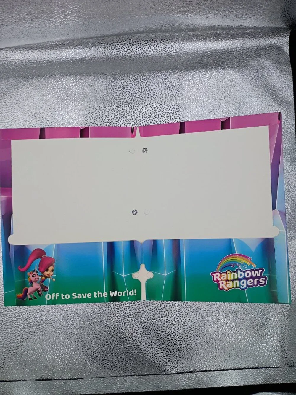 3-Pc Rainbow Rangers Heavy Duty 3-Ring Glossy Folders Glitter School Supplies